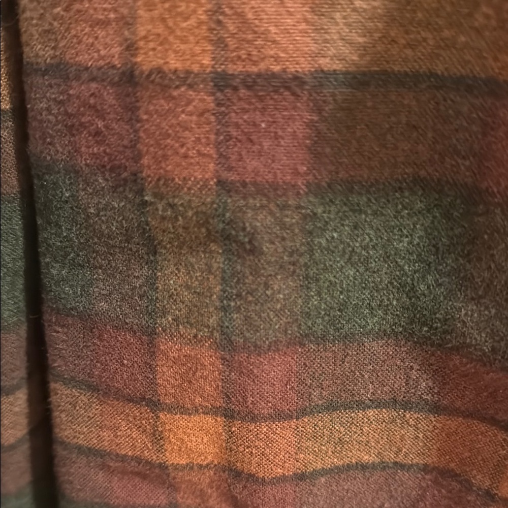 Pendleton Green And Brown Casual Button Down Shirt - image 3